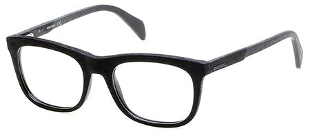 Diesel Diesel DL5134 Single Vision Prescription Eyeglasses - 53 mm Lens Diameter DL513453A05