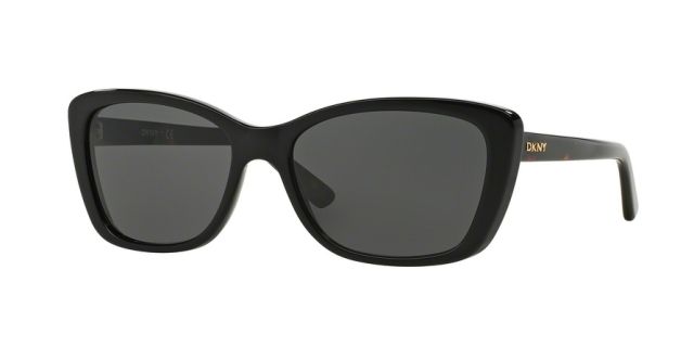 DKNY DKNY DY4130 Single Vision Prescription Sunglasses DY4130-300187-57 - Lens Diameter 57 mm, Frame Color Black
