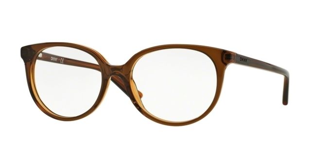 DKNY DKNY DY4666 Progressive Prescription Eyeglasses 3675-53 - Brown Frame