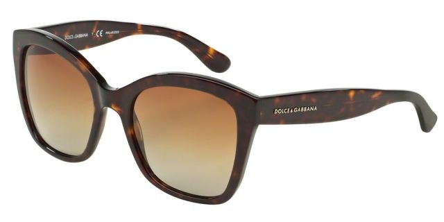 Dolce&Gabbana Dolce&Gabbana CONTEMPORARY DG4240 Progressive Prescription Sunglasses DG4240-502-T5-54 - Lens Diameter 54 mm, Frame Color Havana