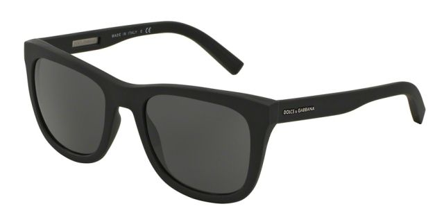 Dolce&Gabbana Dolce&Gabbana DG2145 Bifocal Prescription Sunglasses DG2145-117987-53 - Lens Diameter 53 mm, Frame Color Black Rubber
