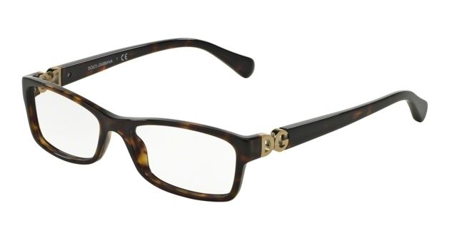 Dolce&Gabbana Dolce&Gabbana DG3228 Progressive Prescription Eyeglasses 502-53 - Havana Frame