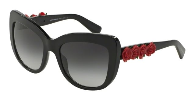 Dolce&Gabbana Dolce&Gabbana DG4252 Bifocal Prescription Sunglasses DG4252-501-8G-55 - Lens Diameter 55 mm, Frame Color Black