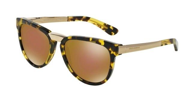 Dolce&Gabbana Dolce&Gabbana DG4257 Bifocal Prescription Sunglasses DG4257-2969F9-54 - Lens Diameter 54 mm, Frame Color Cube Lemon