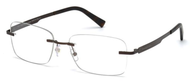 Ermenegildo Zegna Ermenegildo Zegna EZ5026 Progressive Prescription Eyeglasses - Matte Rose Gold Frame, 56 mm Lens Diameter EZ502656029