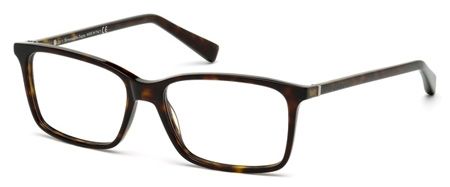 Ermenegildo Zegna Ermenegildo Zegna EZ5027 Single Vision Prescription Eyeglasses - Dark Havana Frame, 56 mm Lens Diameter EZ502756052