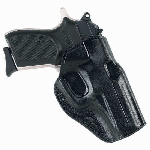Galco Galco Stinger Belt Holster,Springfield XD-S 3.3in,Glock 43,Saddle Leather,Right Hand,Black SG662B