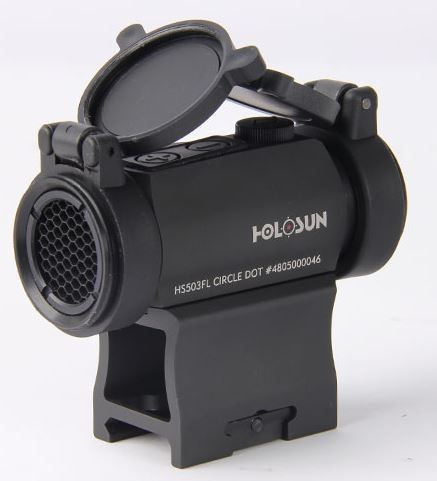 Holosun Holosun PARALOW HS503FL Red Dot Sight, Black, 876640 mm with high mount HS503FL