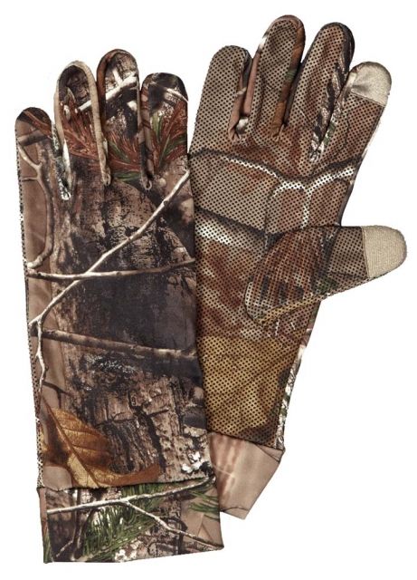 Hunter's Specialties Hunters Specialties Spandex Unlined Gloves Tech Tip Realtree Xtra One Size 07324