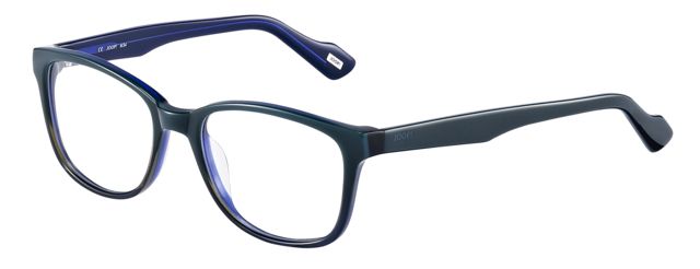 Joop! JOOP! 81083 Progressive Prescription Eyeglasses - Blue Frame and Clear Lens 81083-6634PR