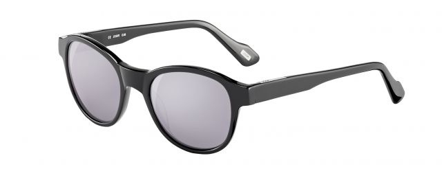 Joop! Joop! 87181 Sunglasses, Black Frame,Grey W/ Silver Mirror Lens 87181-8840
