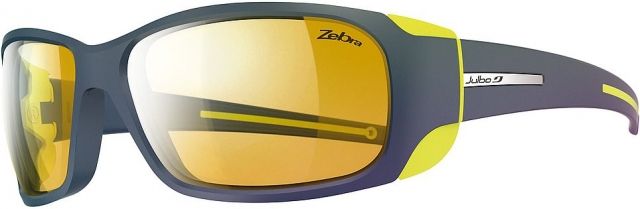 Julbo Julbo MonteBianco Progressive Prescription Sunglasses, Dark Blue / Yellow Frame, Zebra Lens, Photochromic-J4153132PR