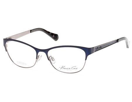Kenneth Cole Kenneth Cole KC0226 Bifocal Prescription Eyeglasses - Blue Frame, 53 mm Lens Diameter KC022653092