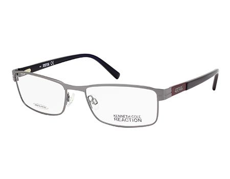 Kenneth Cole Kenneth Cole KC0752 Bifocal Prescription Eyeglasses - Shiny Gun Metal Frame, 54 mm Lens Diameter KC075254008
