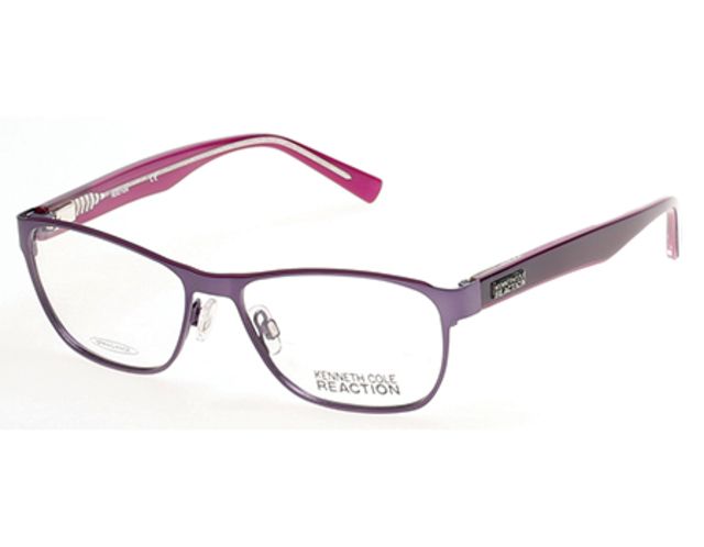 Kenneth Cole Kenneth Cole KC0768 Single Vision Prescription Eyeglasses - Matte Violet Frame, 53 mm Lens Diameter KC076853082