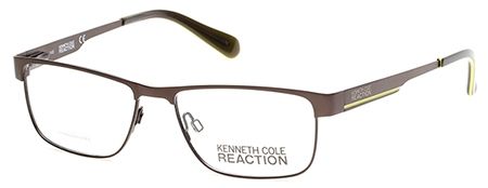 Kenneth Cole Kenneth Cole KC0779 Progressive Prescription Eyeglasses - Matte Gun Metal Frame, 54 mm Lens Diameter KC077954009