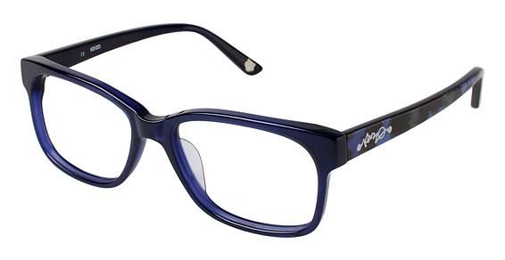 Kenzo Kenzo 2218 Bifocal Prescription Eyeglasses - Frame BLUE, Size 53/16mm KZ221803
