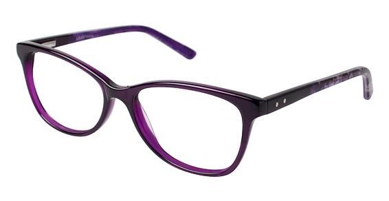 LAmy LAmy Adelle Progressive Prescription Eyeglasses - Frame EGGPLANT, Size 52/15mm LYADELLE01