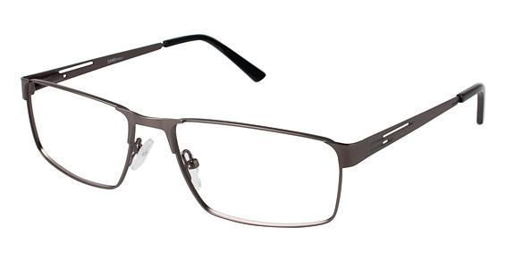 LAmy LAmy Damien Single Vision Prescription Eyeglasses - Frame MATTE GUN LYDAMIEN01