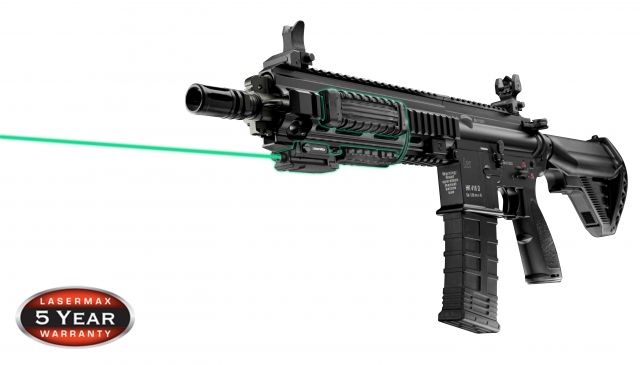 Lasermax LaserMax Uni-Max Green Laser Rifle Value Pack w/ Activation Switch, Black LMS-UNI-GVP