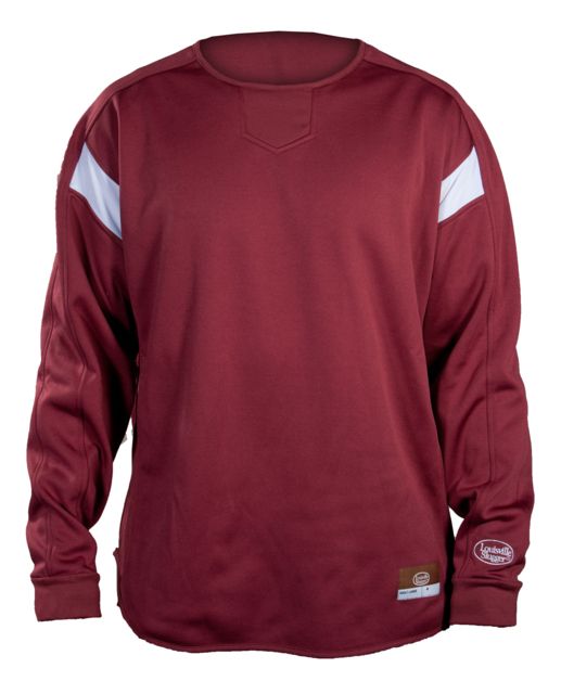 Louisville Slugger Louisville Slugger Adult Slugger Cold Weather Dugout Pull-Over,Maroon,Small LS1455-AS-MR
