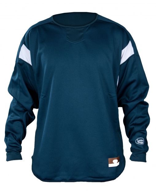 Louisville Slugger Louisville Slugger Adult Slugger Cold Weather Dugout Pull-Over,Navy,Small LS1455-AS-NV
