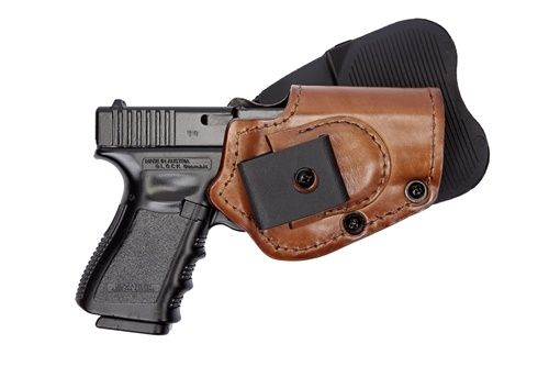 Front Line Front Line Inside, Outside, Right, Left multi-function Leather Holster with lining SIG 226, Brown QUAD40C-BR