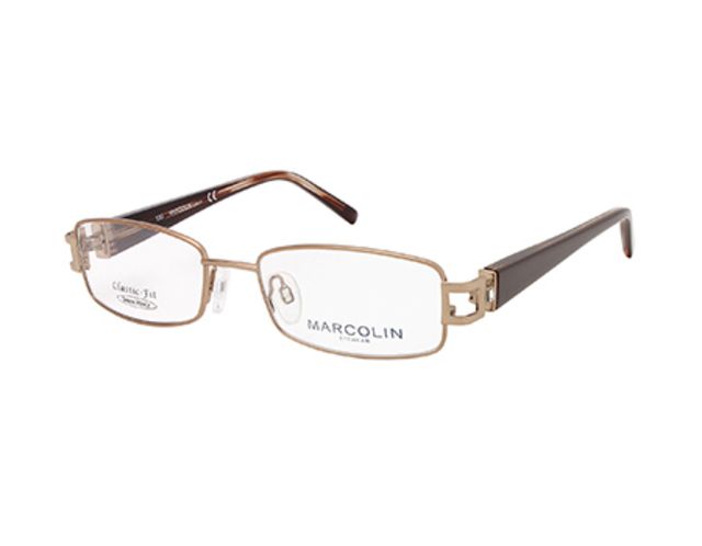 Marcolin Marcolin MA7314 Progressive Prescription Eyeglasses - Frame 045 - shin, Size 52 MA731452045