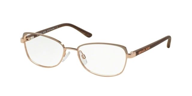 Michael Kors Michael Kors GRACE BAY MK7005 Single Vision Prescription Eyeglasses 1047-52 - Rose Gold/Sand Frame