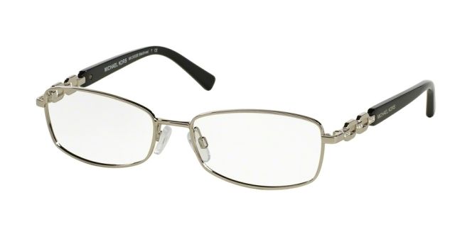 Michael Kors Michael Kors MALDIVES MK3002B Progressive Prescription Eyeglasses 1027-52 - Silver Frame