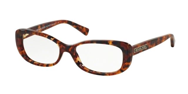 Michael Kors Michael Kors MK4023F Single Vision Prescription Eyeglasses 3067-54 - Burgundy / Tortoise Frame