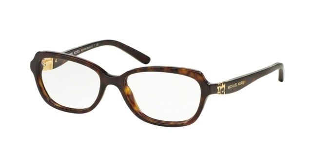 Michael Kors Michael Kors MK4025F Progressive Prescription Eyeglasses 3006-51 - Dk Tortoise Frame