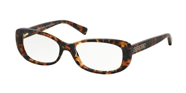 Michael Kors Michael Kors PROVINCETOWN MK4023 Single Vision Prescription Eyeglasses 3063-52 - Navy/tortoise Frame