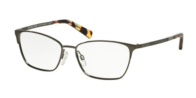 Michael Kors Michael Kors VERBIER MK3001 Single Vision Prescription Eyeglasses 1025-52 - Gunmetal Frame