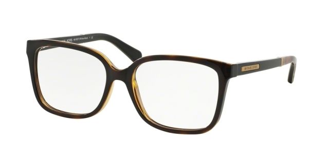 Michael Kors Michael Kors WHITSUNDAYS MK8007 Single Vision Prescription Eyeglasses 3010-55 - Dark Tortoise Snake Frame
