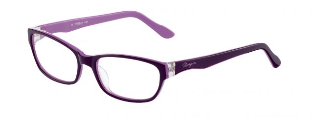 Morgan Morgan 201082 Single Vision Prescription Eyeglasses, Purple Frame-201082-6709SV