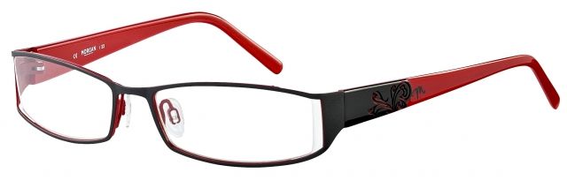 Morgan Morgan 203117 Single Vision Prescription Eyeglasses - Anthracite Frame and Clear Lens 203117-414SV