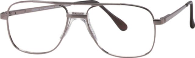 National National NA0108 Progressive Prescription Eyeglasses NA010856852 - Lens Diameter 56 mm, Frame Color Shiny Gun Metal