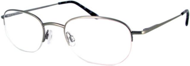 National National NA0303 Progressive Prescription Eyeglasses NA030350009 - Lens Diameter 50 mm, Frame Color Matte Gun Metal
