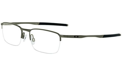 Oakley Oakley Barrelhouse 0.5 Single Vision Prescription Eyeglasses, Pewter Frame, OX3174-0251SV