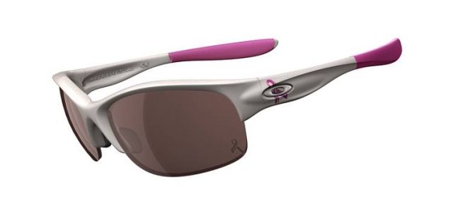 Oakley Oakley Commit SQ Breast Cancer Polished White Frame Progressive Rx Sunglasses 24-176