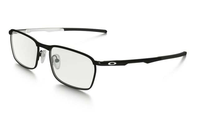 Oakley Oakley Conductor Single Vision Prescription Eyeglasses, Satin Black/White Frame, OX3186-0554SV