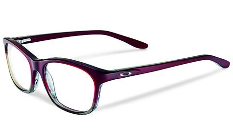 Oakley Oakley Taunt Single Vision Prescription Eyeglasses, Red Fade Frame, OX1091-0552SV