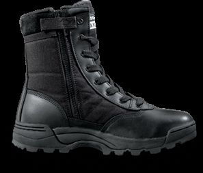Original S.W.A.T. Original SWAT Classic 9in. Side Zip Wide Tactical Boots, Black, Size 12 Wide