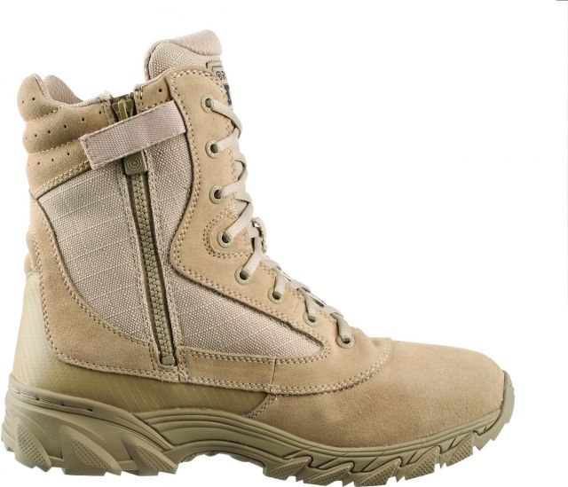 Original S.W.A.T. Original Swat Chase 9in Tactical Side Zip Boots, Tan, Size 11 1312-TAN-11-0