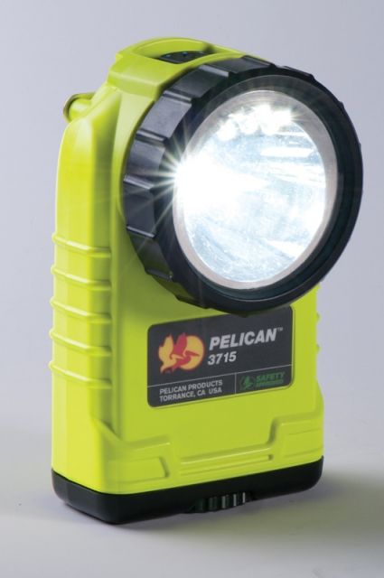 Pelican Pelican 3715 Right Angle 174 Lumens LED Flashlight, Yellow 3715-000-245
