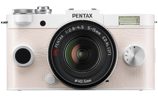 Pentax Pentax Q-S1 02 Zoom Kit Pure White, White 06189