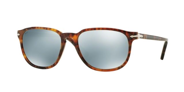 Persol Persol PO3019S Progressive Prescription Sunglasses PO3019S-108-30-55 - Lens Diameter 55 mm, Frame Color Caffe