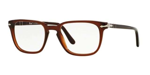 Persol Persol PO3117V Single Vision Prescription Eyeglasses 1030-53 - Brown Frame