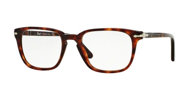 Persol Persol PO3117V Single Vision Prescription Eyeglasses 24-53 - Havana Frame